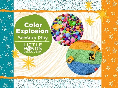 Kidcreate Studio - Fairfax Station. Color Explosion Sensory Play  (18 Months - 6 Years)