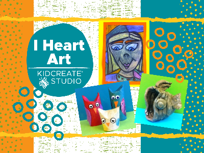 Kidcreate Studio - Fairfax Station. I Heart Art Weekly Class (5-12 Years)